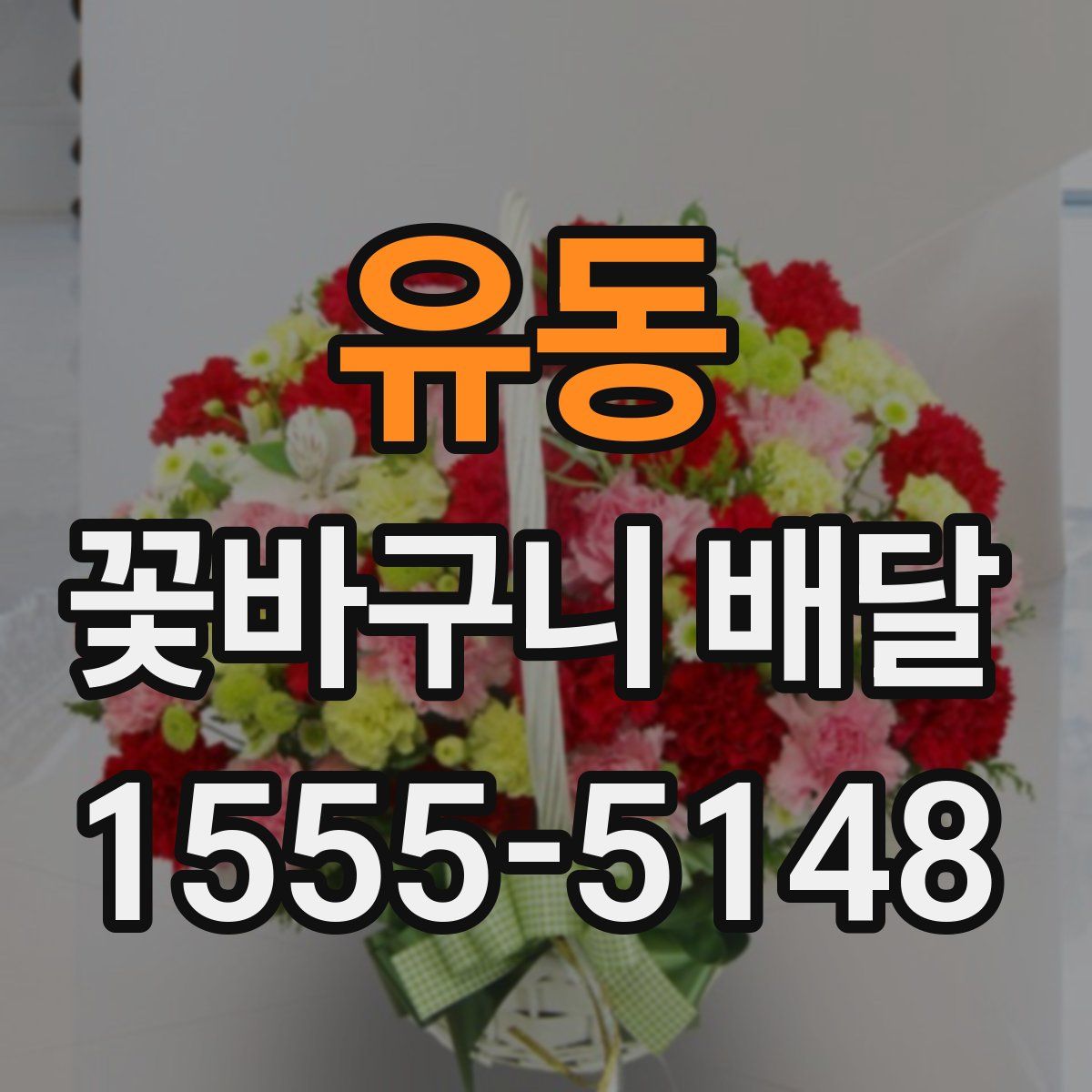 유동 꽃바구니 배달