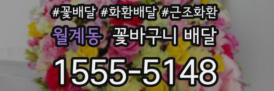 월계동 꽃바구니 배달