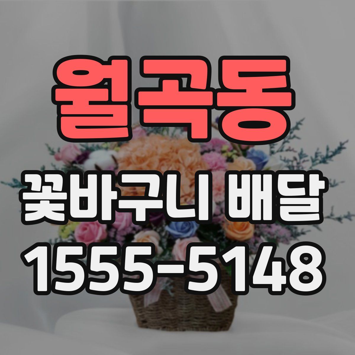 월곡동 꽃바구니 배달