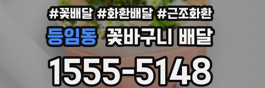 등임동 꽃바구니 배달