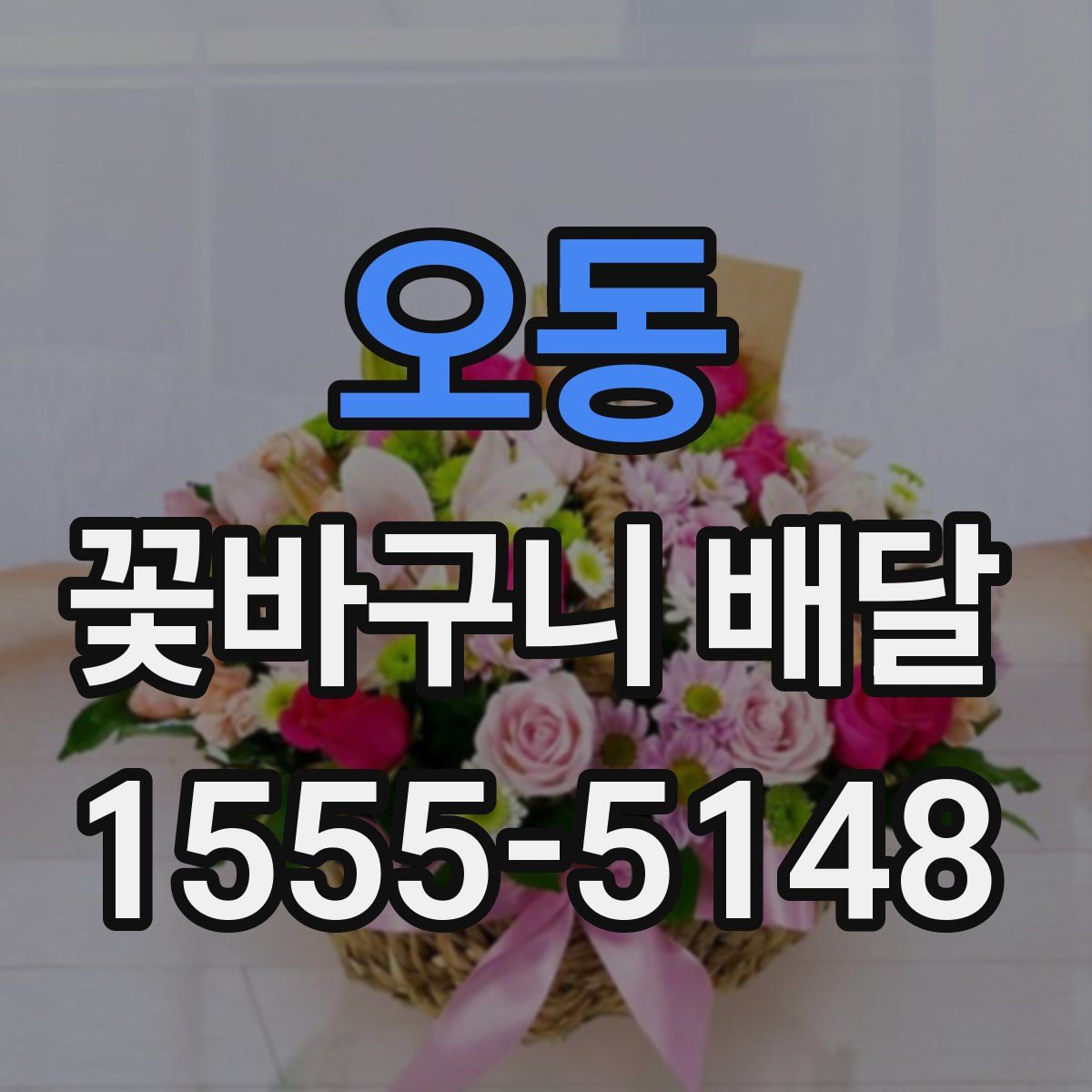 오동 꽃바구니 배달