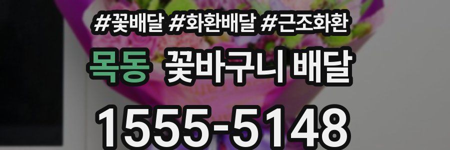 목동 꽃바구니 배달