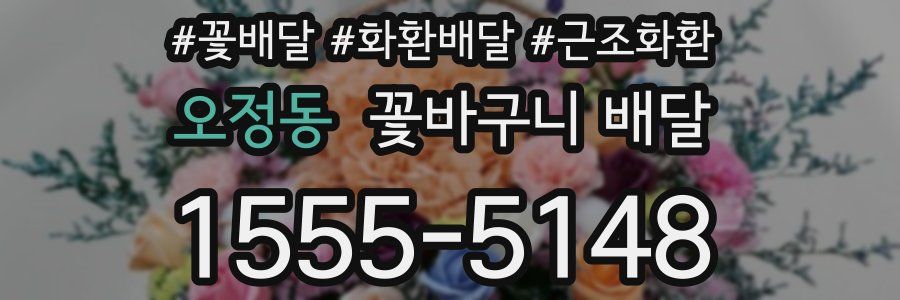 오정동 꽃바구니 배달