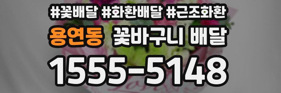 용연동 꽃바구니 배달