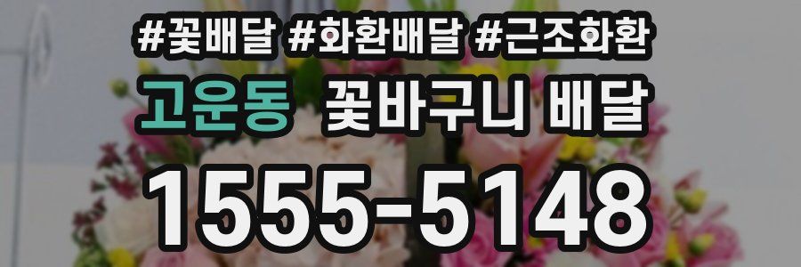 고운동 꽃바구니 배달