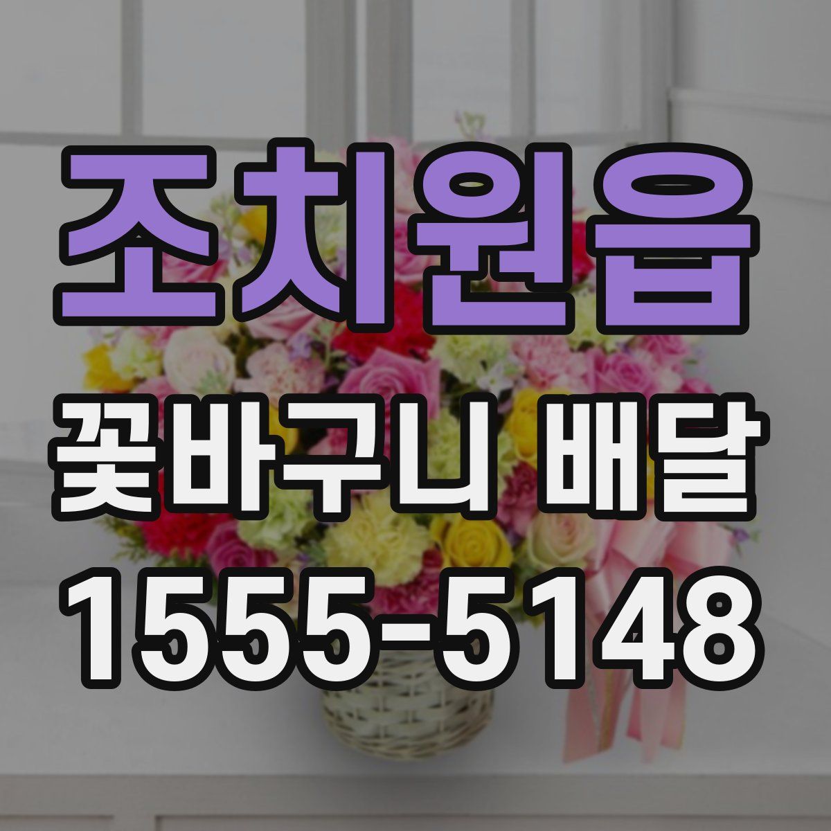 조치원읍 꽃바구니 배달