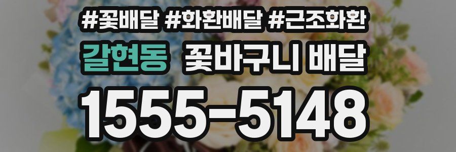 갈현동 꽃바구니 배달