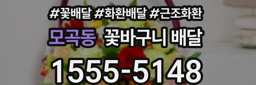 모곡동 꽃바구니 배달