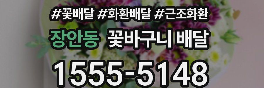 장안동 꽃바구니 배달