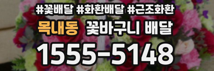 목내동 꽃바구니 배달