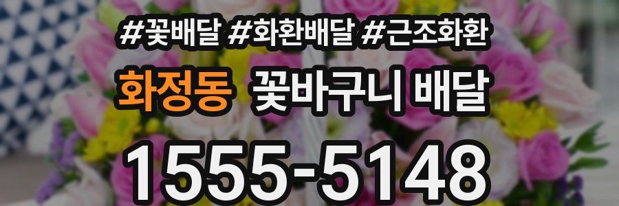 화정동 꽃바구니 배달