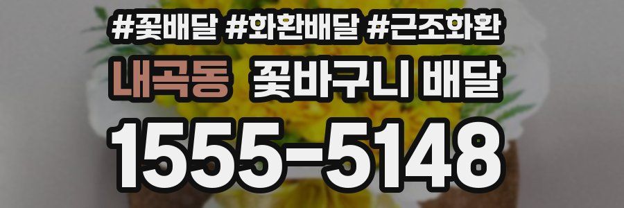 내곡동 꽃바구니 배달