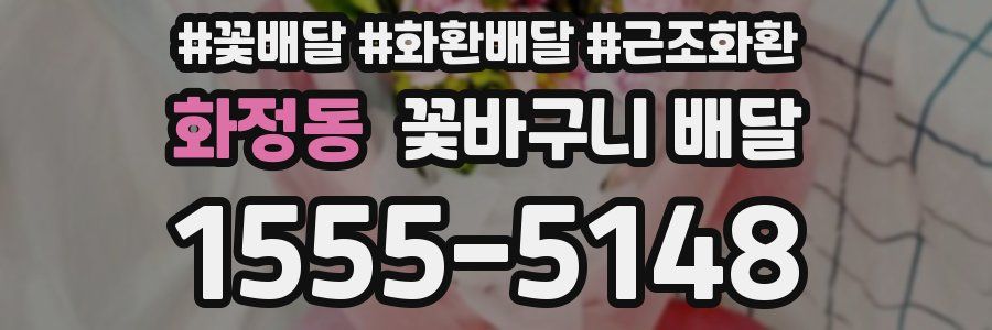 화정동 꽃바구니 배달