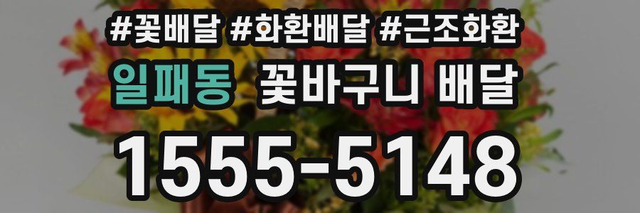 일패동 꽃바구니 배달