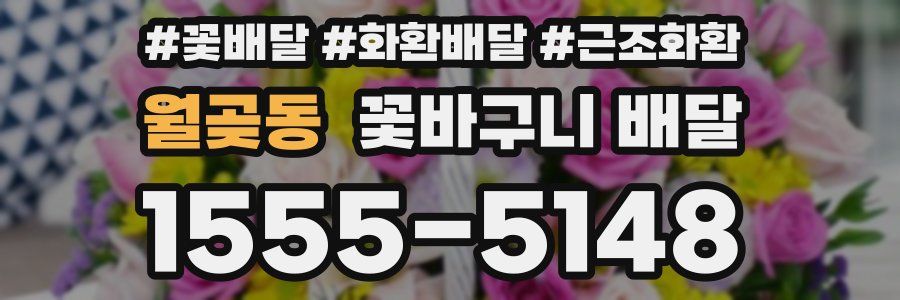 월곶동 꽃바구니 배달