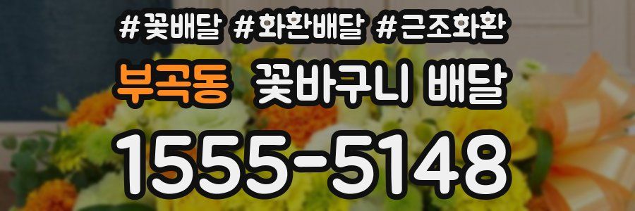 부곡동 꽃바구니 배달