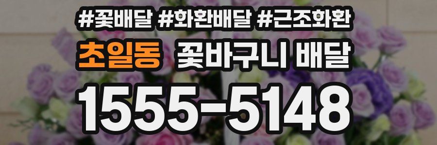초일동 꽃바구니 배달