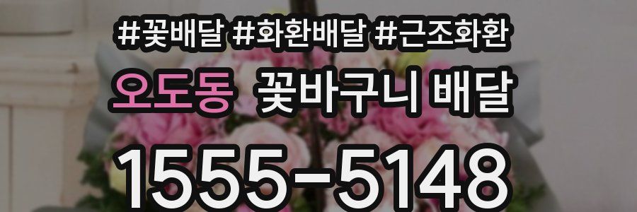 오도동 꽃바구니 배달