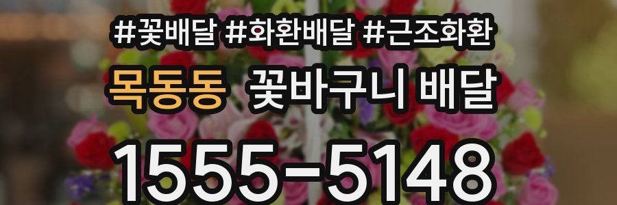 목동동 꽃바구니 배달