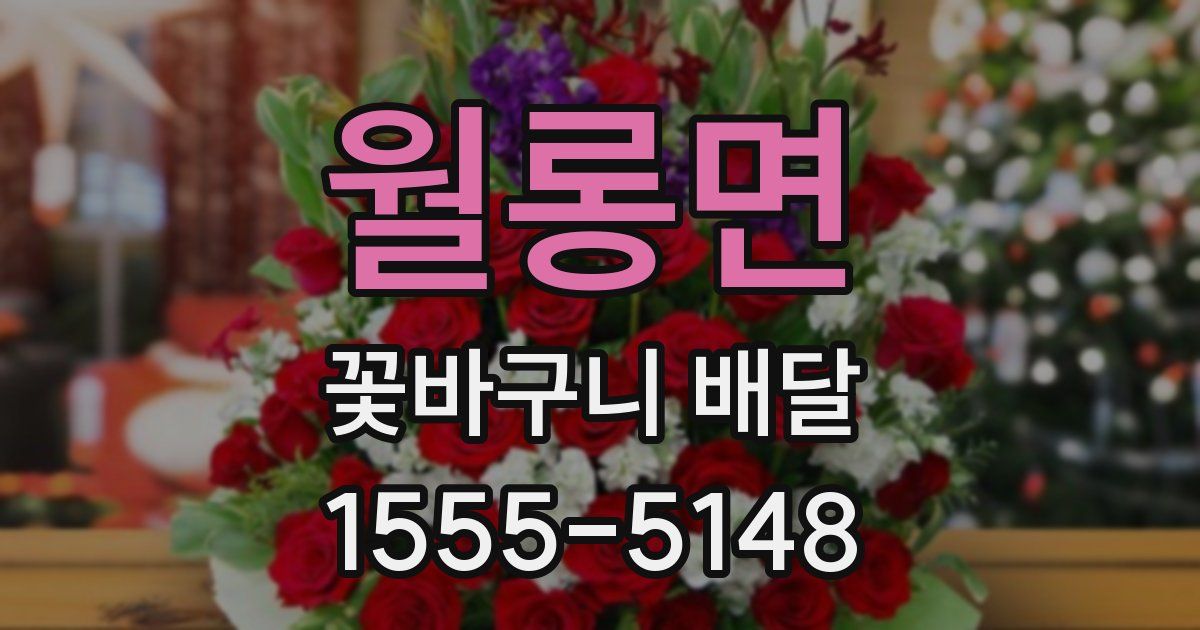 월롱면 꽃바구니 배달