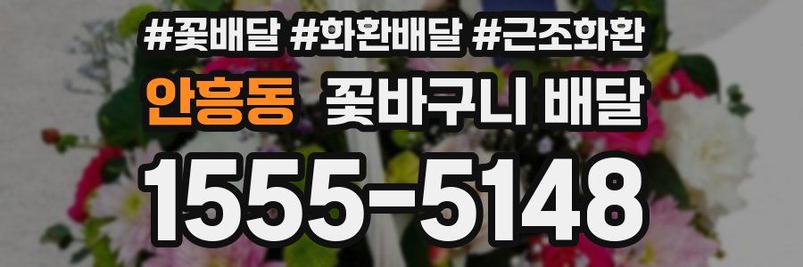 안흥동 꽃바구니 배달