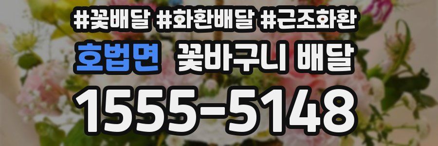 호법면 꽃바구니 배달