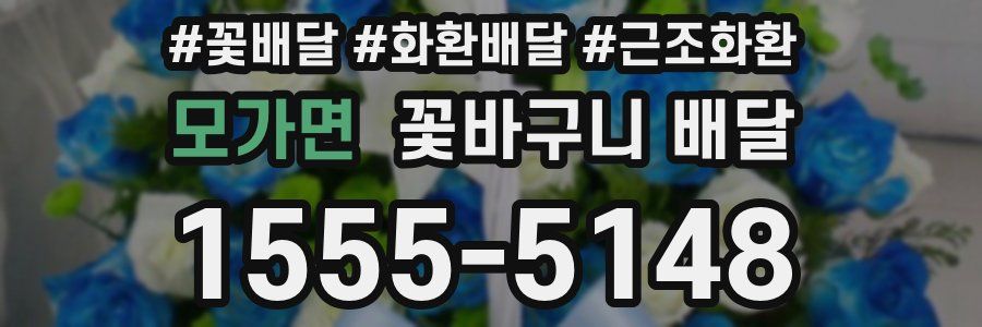 모가면 꽃바구니 배달