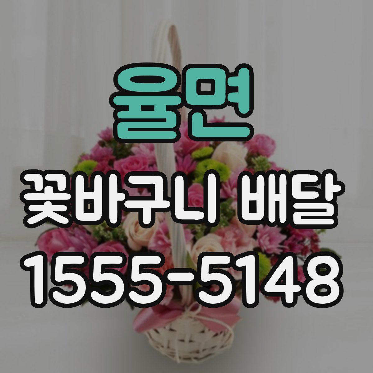 율면 꽃바구니 배달