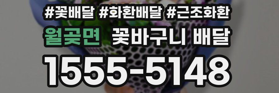 월곶면 꽃바구니 배달