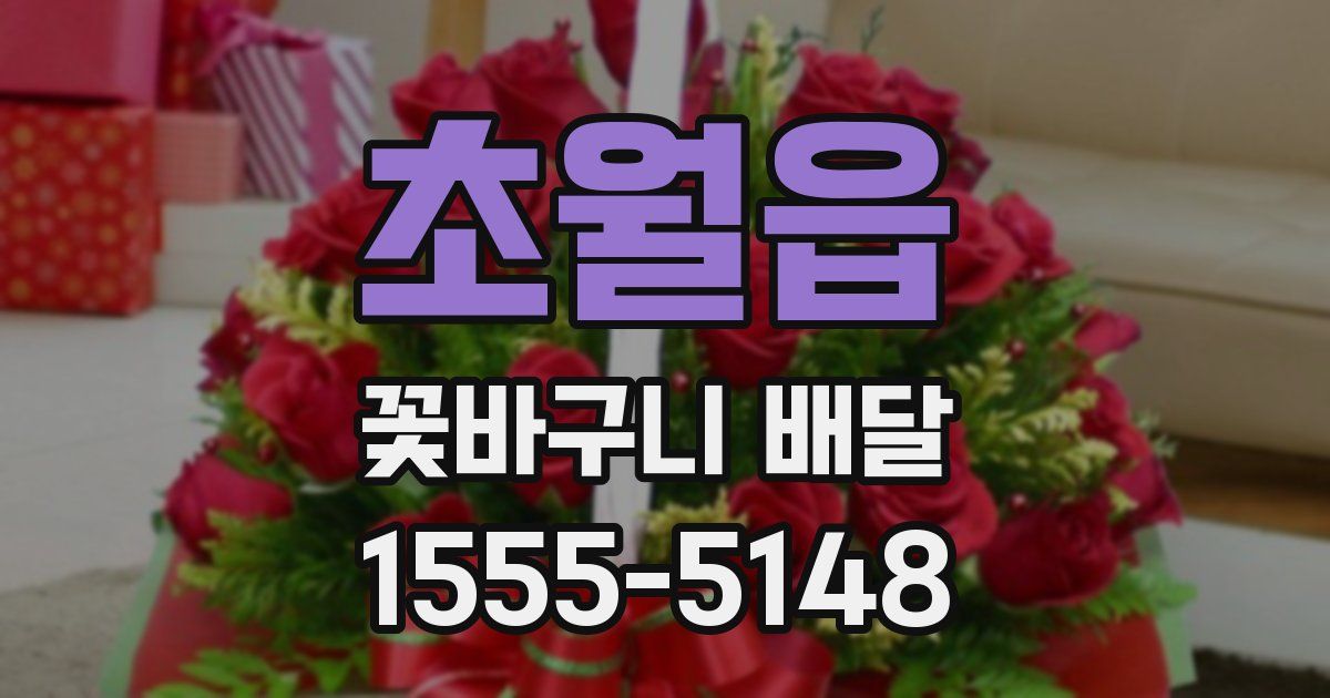 초월읍 꽃바구니 배달