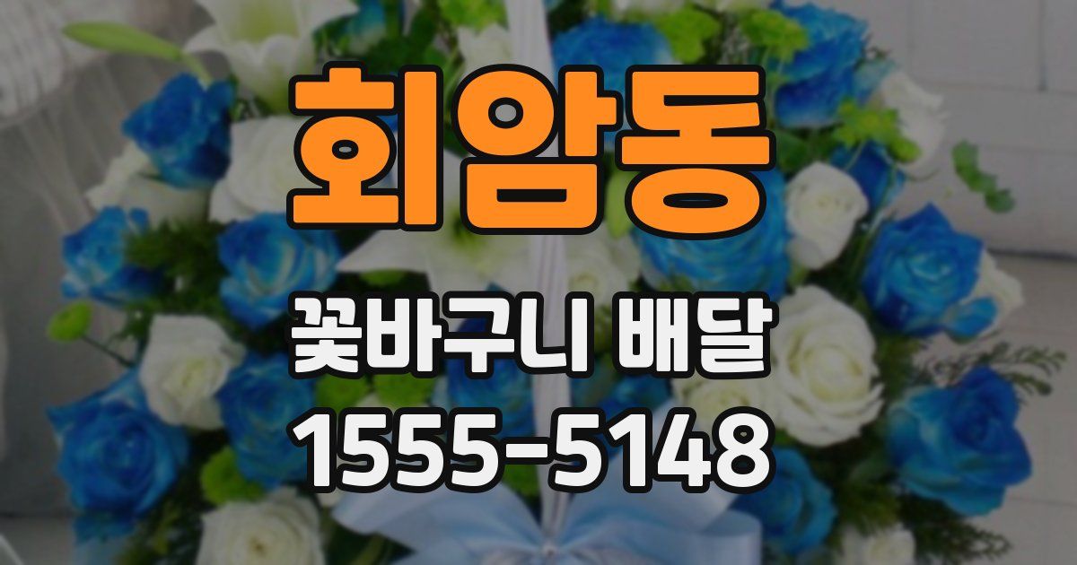 회암동 꽃바구니 배달