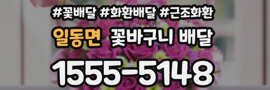 일동면 꽃바구니 배달