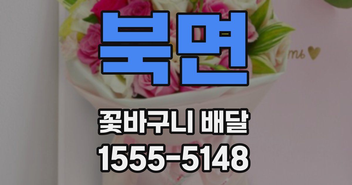 북면 꽃바구니 배달