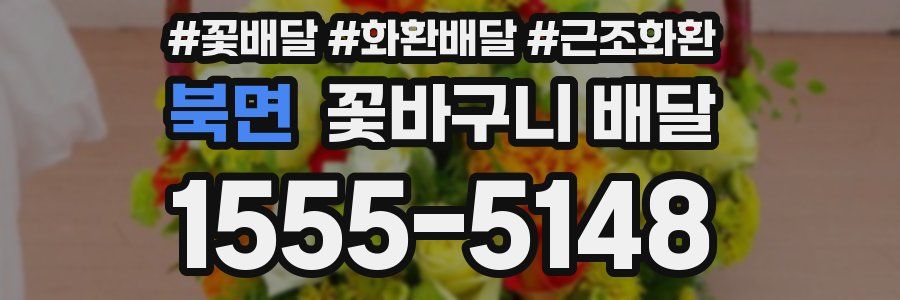 북면 꽃바구니 배달