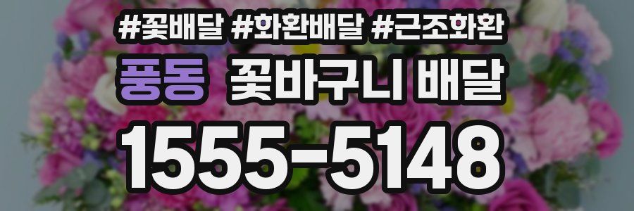 풍동 꽃바구니 배달
