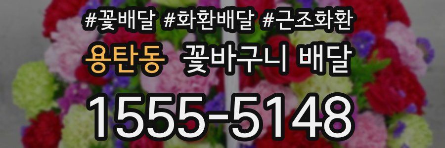 용탄동 꽃바구니 배달