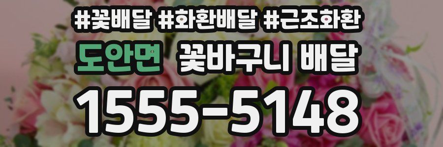 도안면 꽃바구니 배달