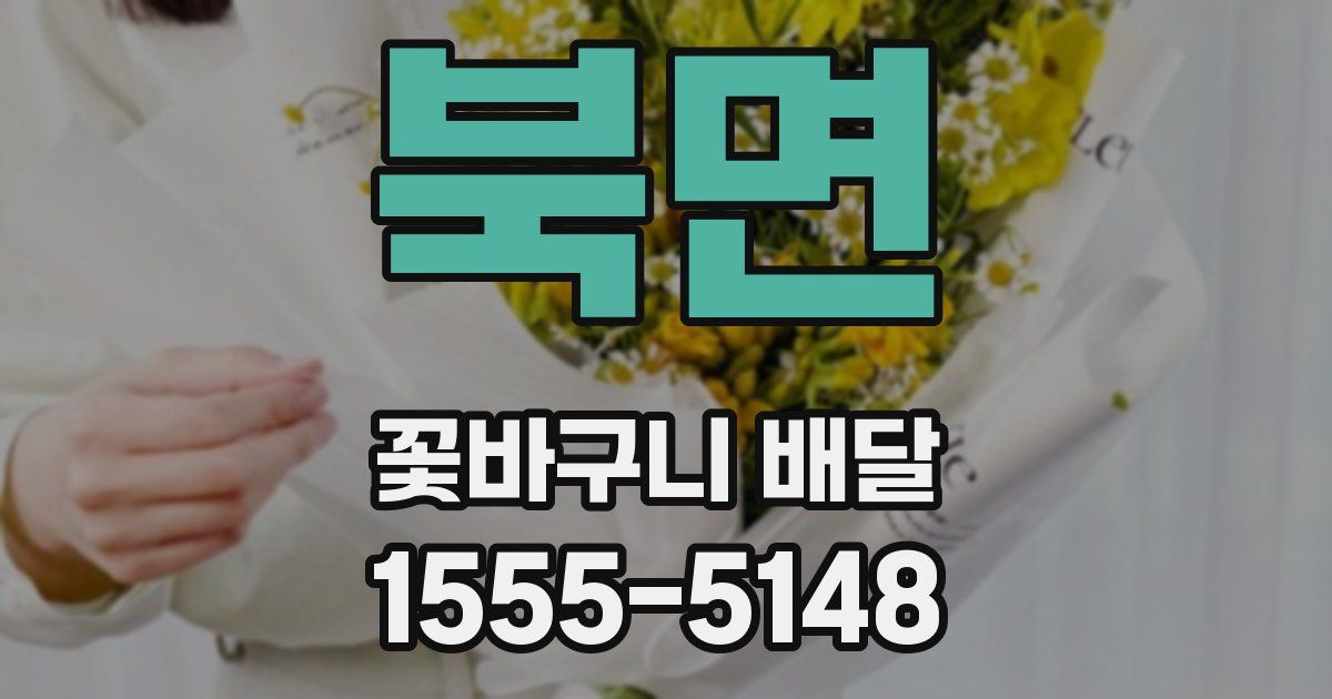 북면 꽃바구니 배달