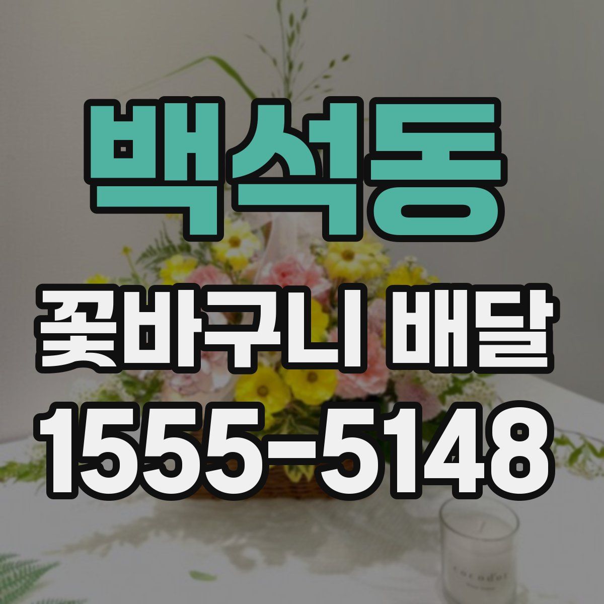 백석동 꽃바구니 배달