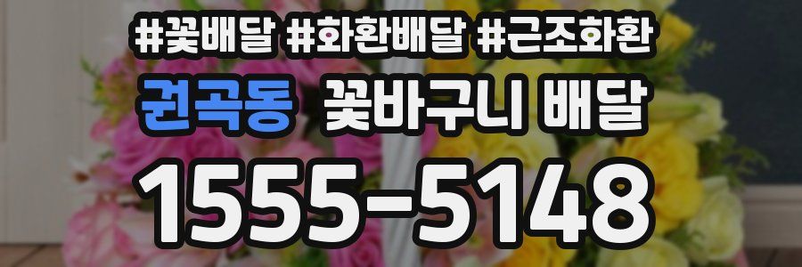 권곡동 꽃바구니 배달