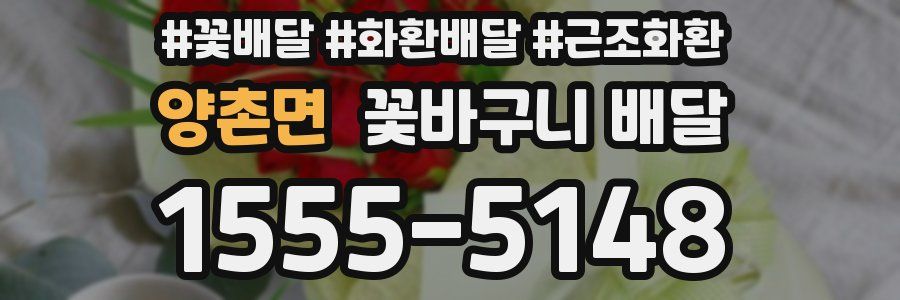 양촌면 꽃바구니 배달
