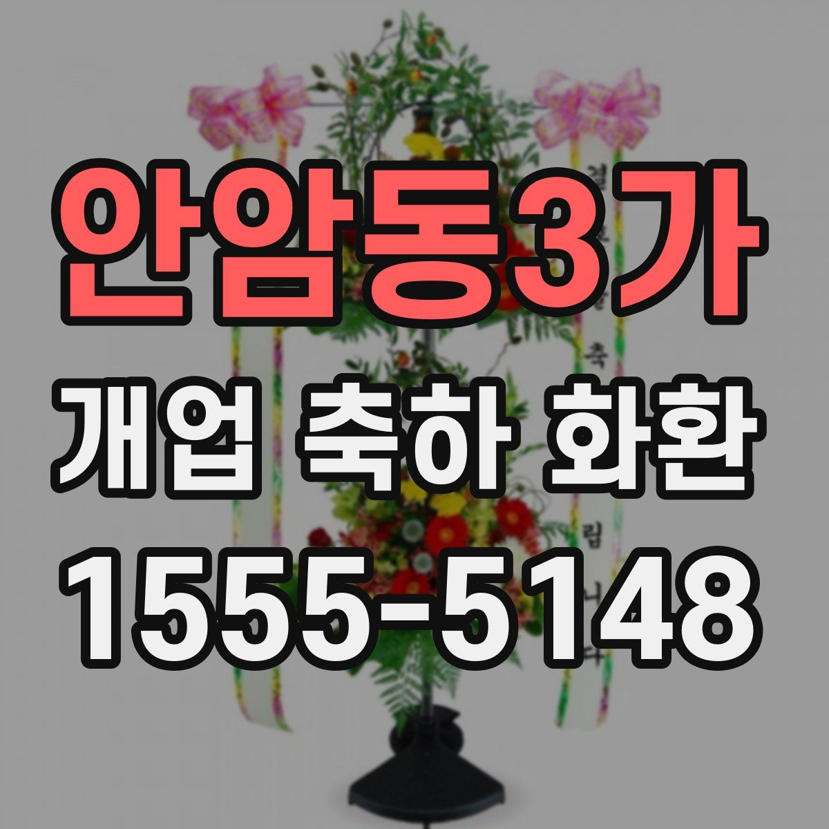안암동3가 개업 축하 화환