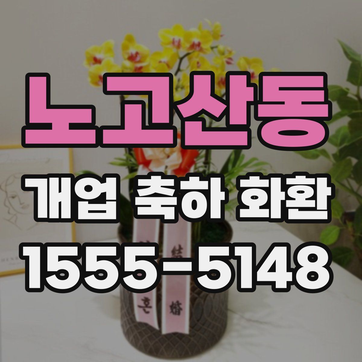 노고산동 개업 축하 화환