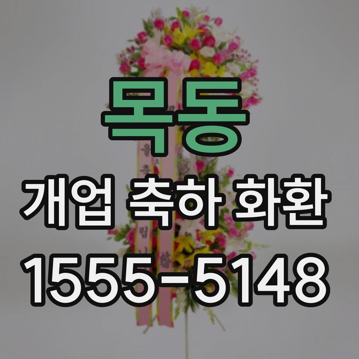 목동 개업 축하 화환