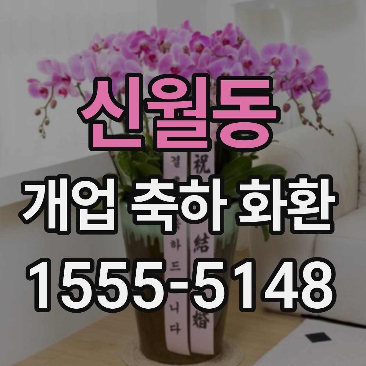 신월동 개업 축하 화환