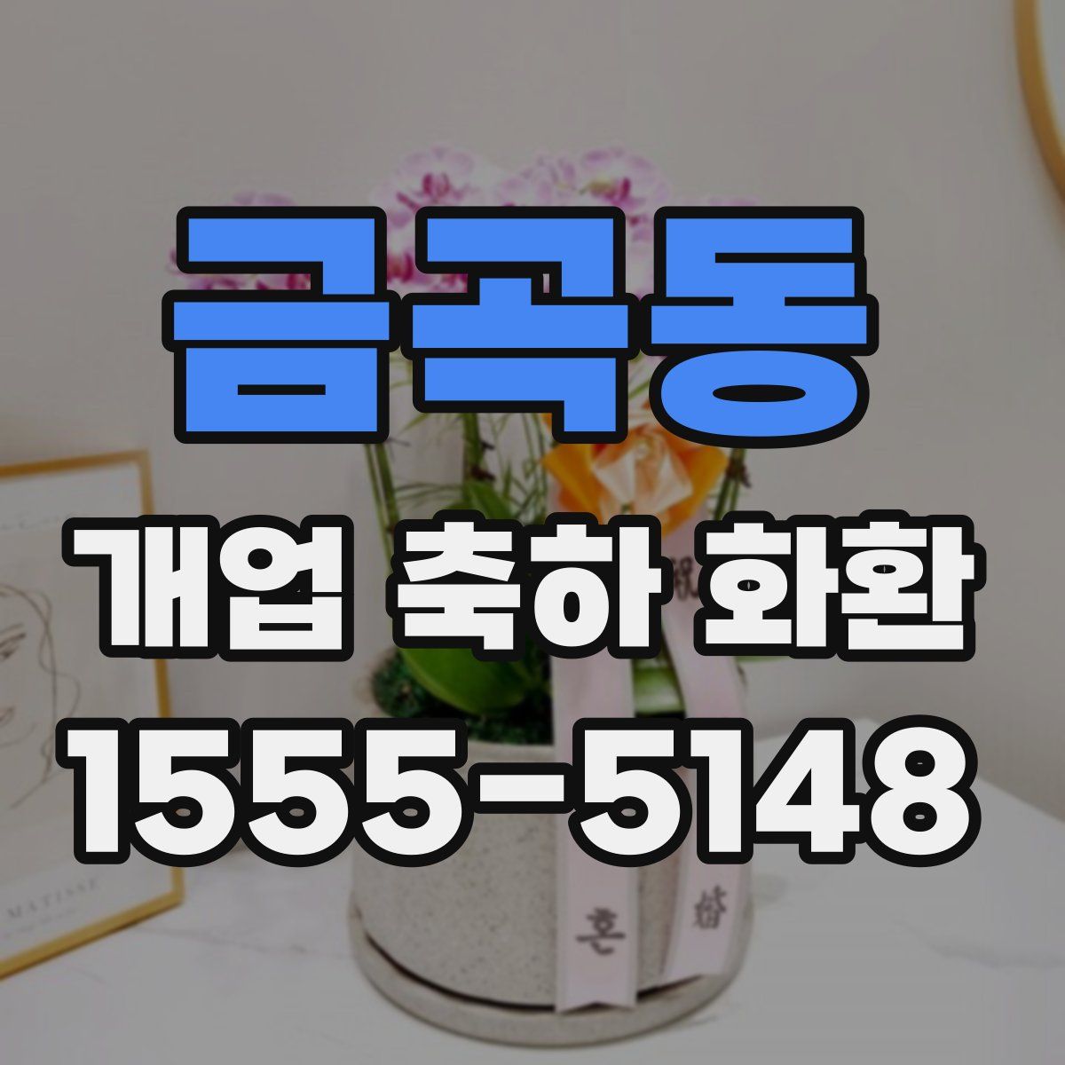 금곡동 개업 축하 화환