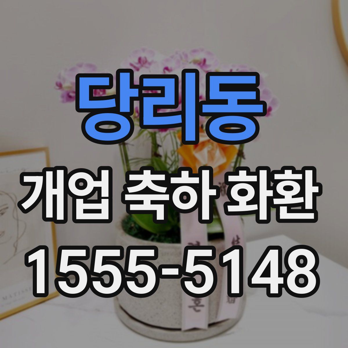 당리동 개업 축하 화환