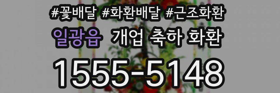일광읍 개업 축하 화환