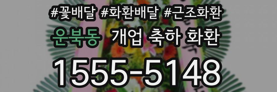 운북동 개업 축하 화환