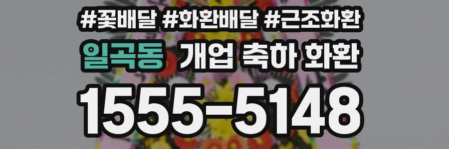 일곡동 개업 축하 화환